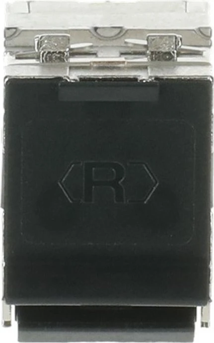 Busch-Jaeger Modular-Jack-Einsatz Modular-Jack-Einsatz Cat 6a RJ45 8(8)-Stecker Ausführung: gerade silber