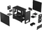 Fractal Design Pop Mini Silent Black Solid, schallgedämmt Vorschaubild