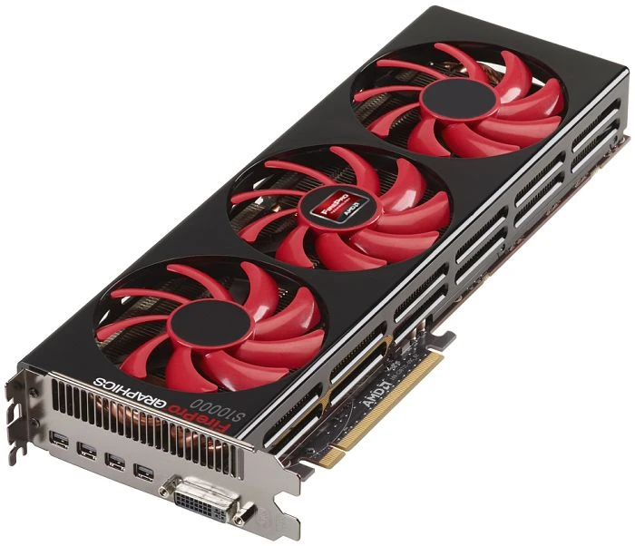AMD FirePro S10000, 2x 3GB GDDR5, DVI, 4x mDP