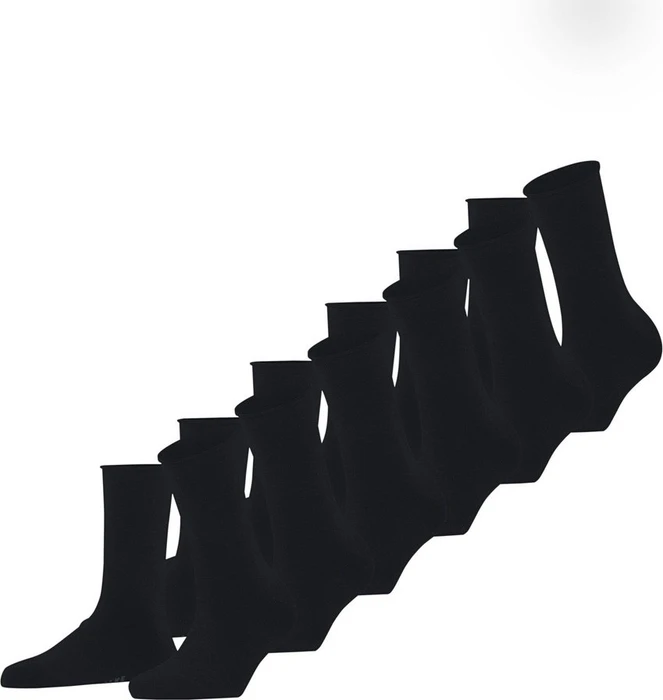Falke Happy Socken schwarz, 6 Paare (Damen)