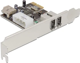 DeLOCK 2x FireWire extern/1x FireWire intern, PCIe x1