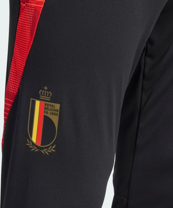 adidas Belgien Tiro 24 Competition Trainingshose lang black/better scarlet (Herren)