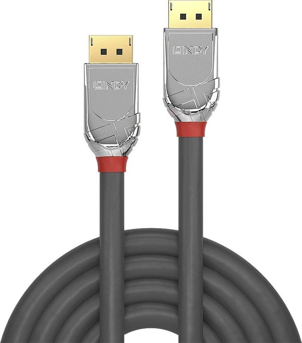 Lindy Cromo Line DisplayPort 1.4 Kabel schwarz, 2m