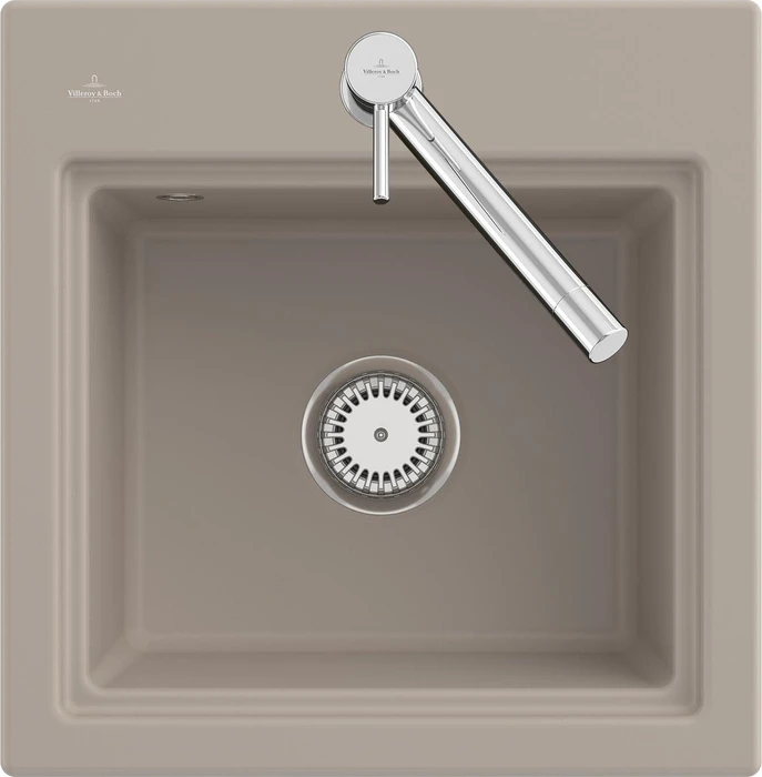 Villeroy & Boch Subway Style 50 S Einbau Becken mittig almond