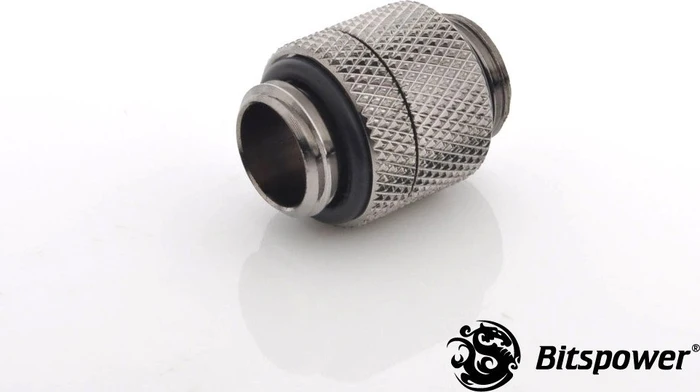 Bitspower Adapter 2x G1/4" drehbar glänzend schwarz (BP-BSRG) – Bild 4 von 5