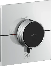 Hansgrohe Axor ShowerSelect ID eckig Thermostat für 1 Verbraucher und einen zusätzlichen Abgang chrom