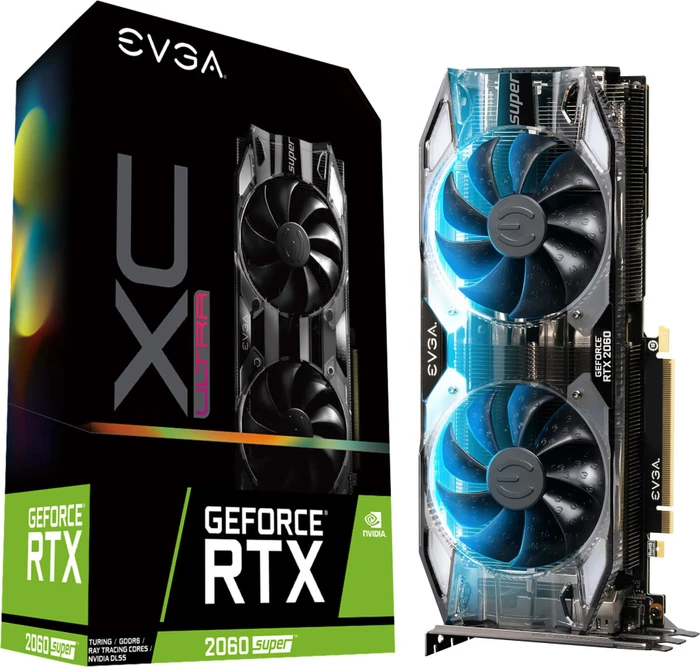 EVGA GeForce RTX 2060 SUPER XC Ultra Gaming, 8GB GDDR6, HDMI, USB-C, 3x DP