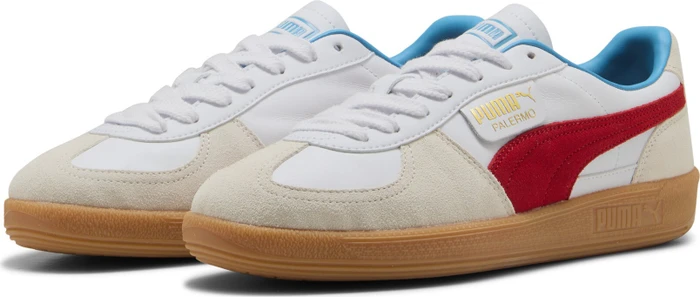 Puma Palermo Leather puma white/for all time red