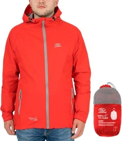 Highlander Stow & Go Waterproof Funktionsjacke rot