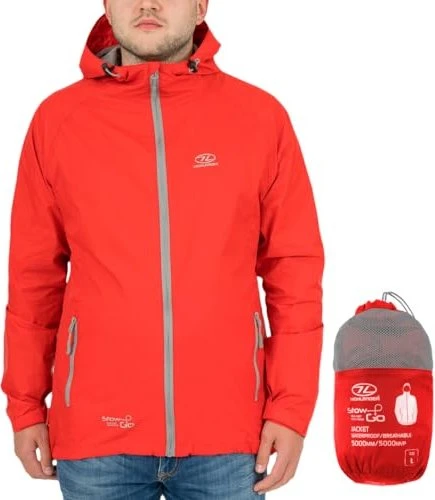 Highlander Stow & Go Waterproof Funktionsjacke rot