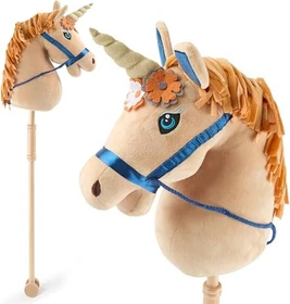 Bieco Steckenpferd Einhorn Magic