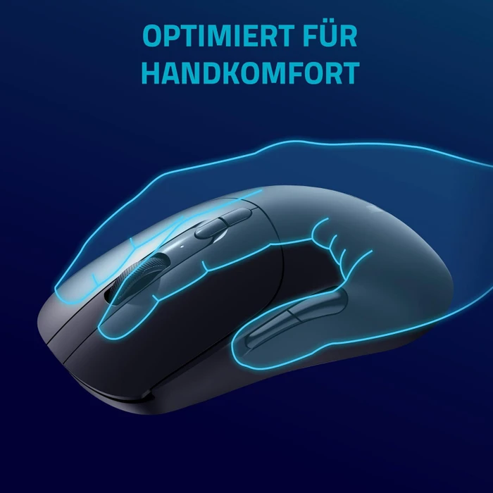 Rapoo V200PRO 8K/4K Wireless Gaming Mouse schwarz, USB