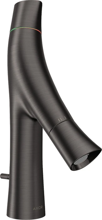 Hansgrohe Axor Starck Organic 80 Waschbeckenarmatur mit Ablauffernbedienung brushed black chrome