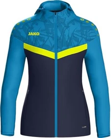 Jako Iconic Trainingsjacke seablue/jako blue/neon yellow (Damen)