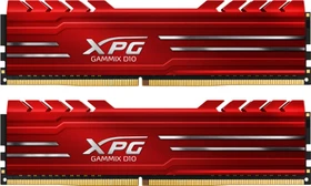 ADATA XPG Gammix D10 rot UDIMM 32GB Kit, DDR4-3000, CL16-20-20