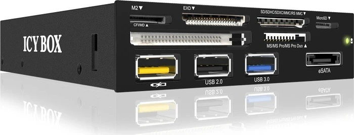 RaidSonic Icy Box IB-868-B Multi-Slot-Cardreader, USB 3.0 19-Pin Stecksockel [Stecker]