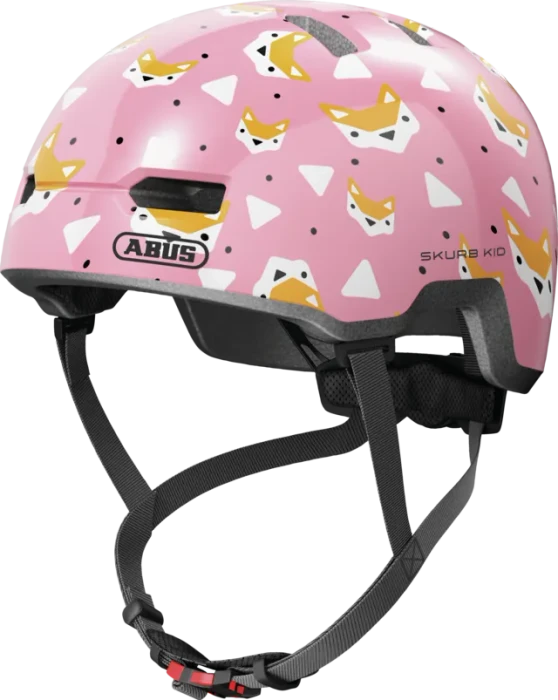 ABUS Skurb Kinderhelm rose foxes