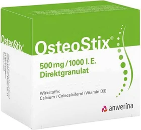 anwerina OsteoStix 500mg/1000 I.E. Direktgranulat Beutel, 120 Stück