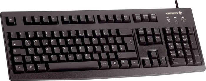 Cherry G83-6105, schwarz, USB, DE/RU