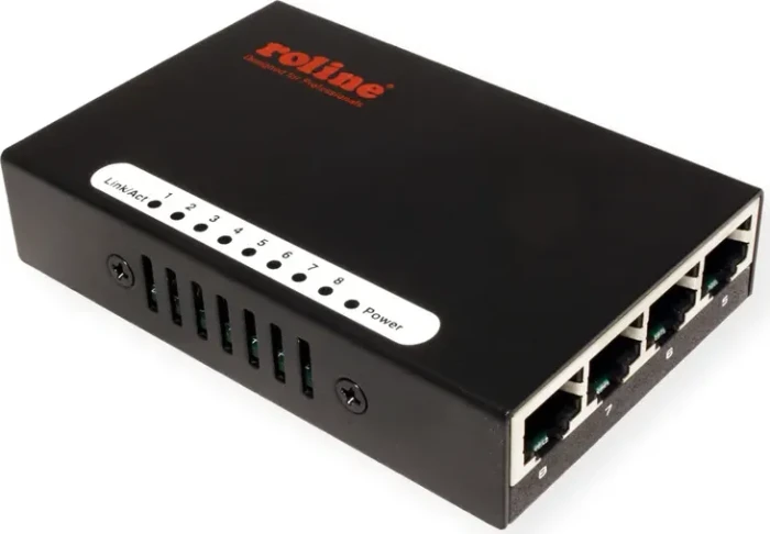 Roline Desktop Switch, 8x RJ-45