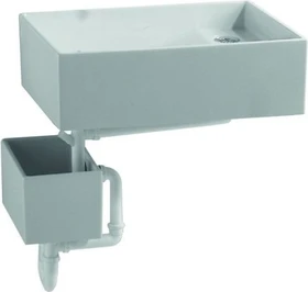 Geberit Publica Gipsfangbecken Unterteil 25x21x35cm, weiß