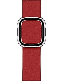 Apple modernes Lederarmband Large für Apple Watch 40mm rot