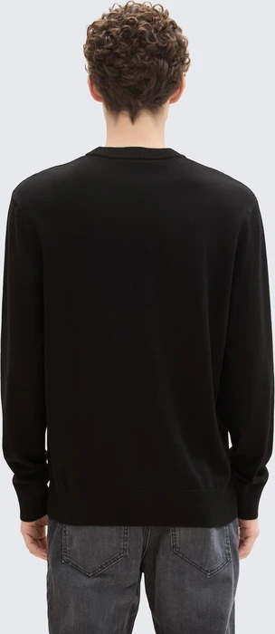 Tom Tailor Basic Strickpullover schwarz (Herren)