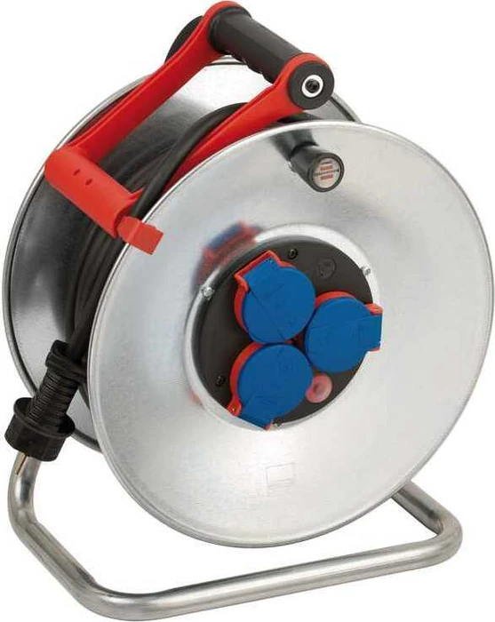 Brennenstuhl Garant S Kabeltrommel, Schuko auf 3x Schuko, 25m, IP44, H07RN-F 3G2,5