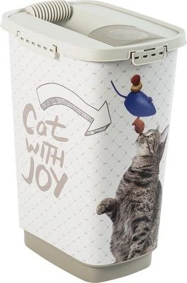 rotho Tierfutterbehälter Cody, 25l, Cat with Joy