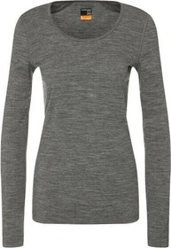 Icebreaker Merino 200 Oasis Scoop Funktionsshirt langarm gritstone heather (Damen)