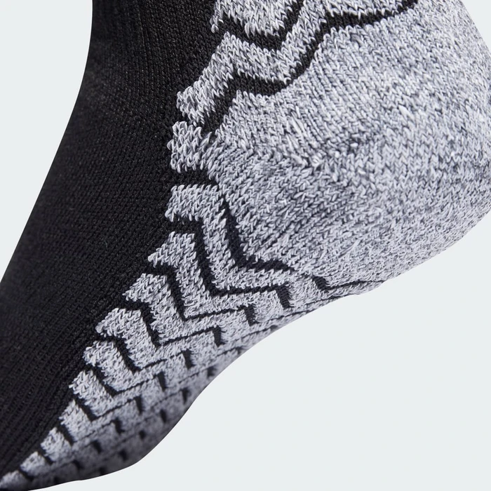 adidas Football GRIP Knitted Cushioned Performance Crew Socken schwarz/weiß