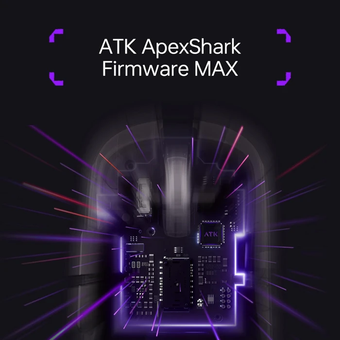 ATK Blazing Sky Duckbill Ultra 8K Wireless Gaming Maus, schwarz, USB