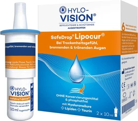 Hylo-Vision SafeDrop Lipocur Augentropfen, 20ml (2x 10ml)