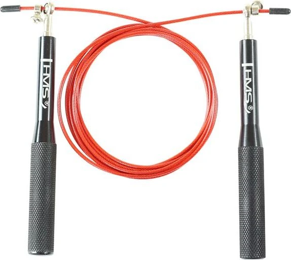 HMS-Fitness Fitness Springseil rot/schwarz