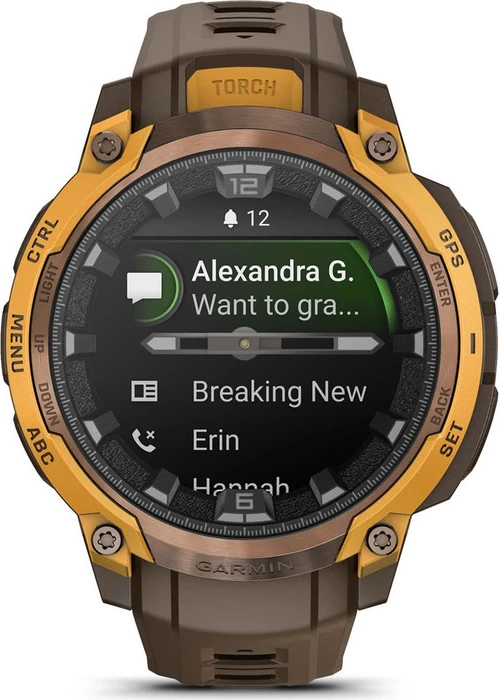 Garmin Instinct Crossover AMOLED bronze/sunburst