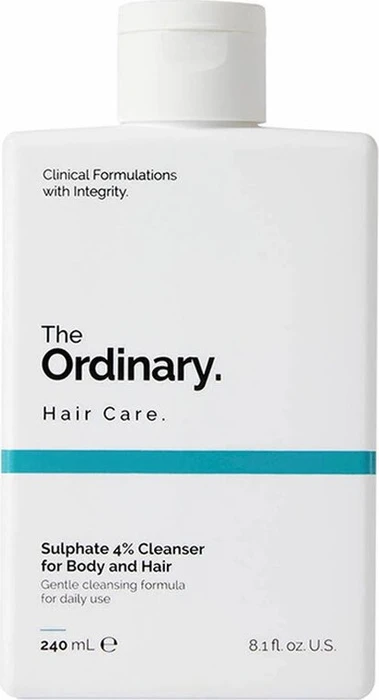 The Ordinary Hair Care Sulphate 4% Cleanser for Body and Hair, 240ml