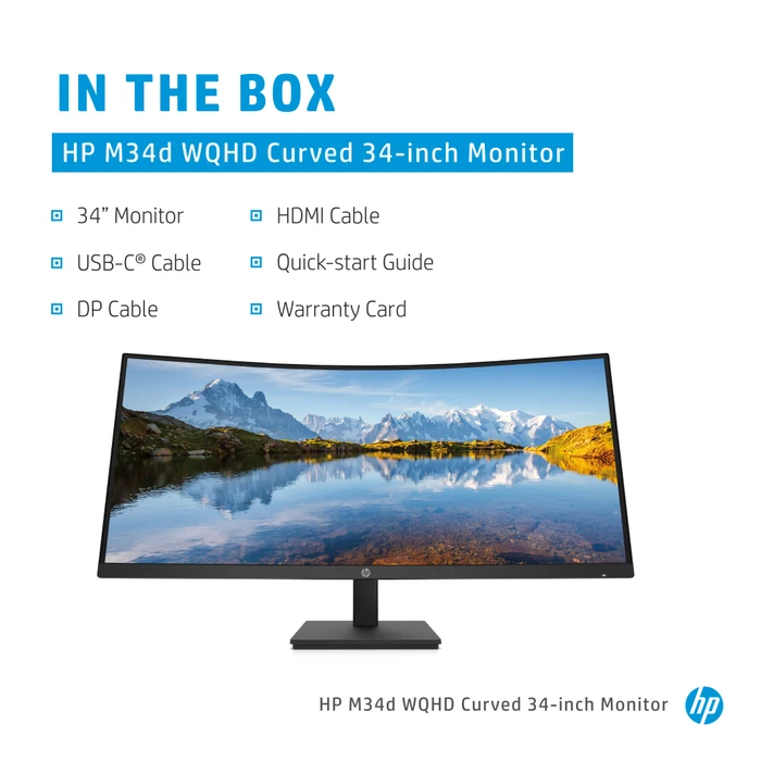 HP M34d, 34"