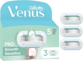 Gillette Venus Pro Smooth Sensitive Rasierklinge, 3 Stück