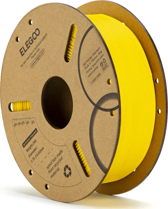 Elegoo PLA, gelb, Spule, 1.75mm, 1.00kg