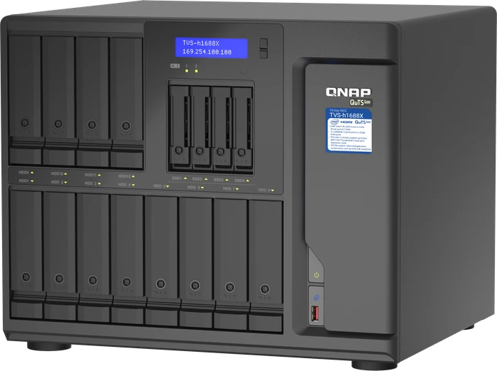 QNAP QuTS hero TVS-h1688X-W1250-32G, 32GB RAM ECC, 2x RJ-45 10GBase-T, 4x RJ-45 2.5GBase-T