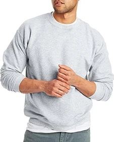 Hanes EcoSmart Fleece Sweatshirt ash