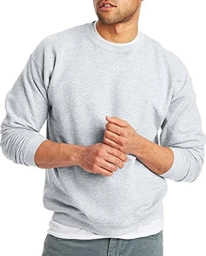 Hanes EcoSmart Fleece Sweatshirt ash