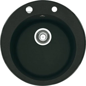 Franke Pamira ROG 610-41 Einbau Becken mittig mit Ablauffernbedienung onyx