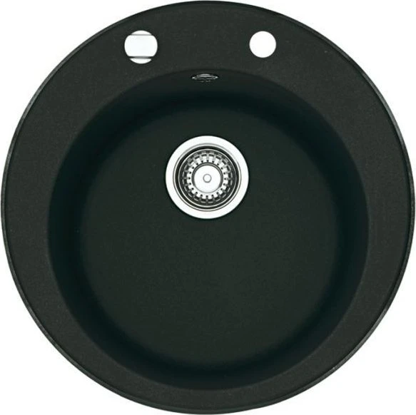 Franke Pamira ROG 610-41 Einbau Becken mittig mit Ablauffernbedienung onyx