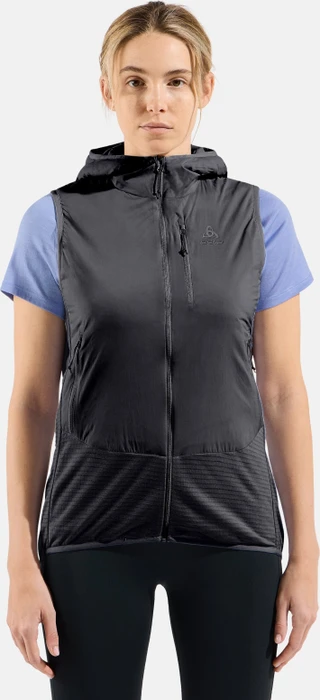 Odlo Ascent Wool Insulated Hybrid Weste schwarz (Damen)