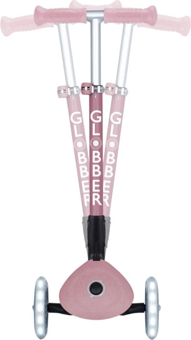Globber Foldable Lights Ecologic Kickboard berry
