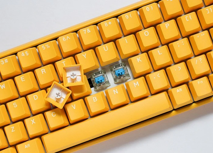 Ducky One 3 Yellow Mini PBT, LEDs RGB, MX SPEED RGB Silver, USB, UK