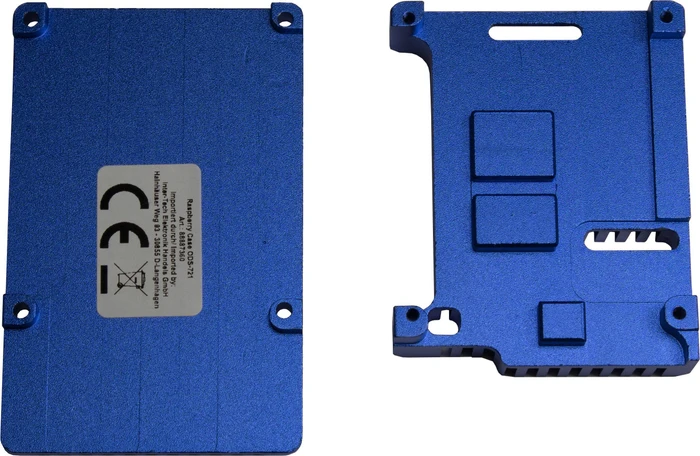 Inter-Tech ODS-721 für Raspberry Pi 4B Case für Raspberry Pi 4 Modell B, schwarz