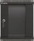 Lanberg WF11 Series 10" Rack Wandschrank 6HE, hängend, Flatpack, Glastür, IP20, RAL 9004, 300mm tief Vorschaubild
