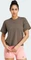 adidas Power Back-Cutout 3-Streifen Funktionsshirt kurzarm shadow olive (Damen) Vorschaubild